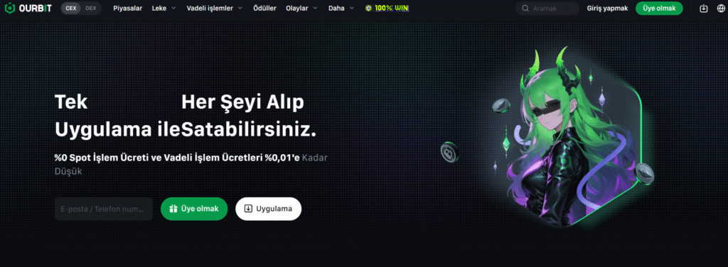 Ourbit Referans Kodu – 2000 $ Bonus + %10 İndirim