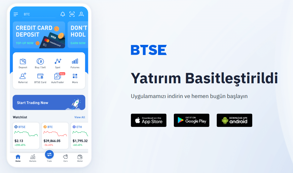 BTSE Borsası'nın Ticaret Özelliklerini Keşfetmek
