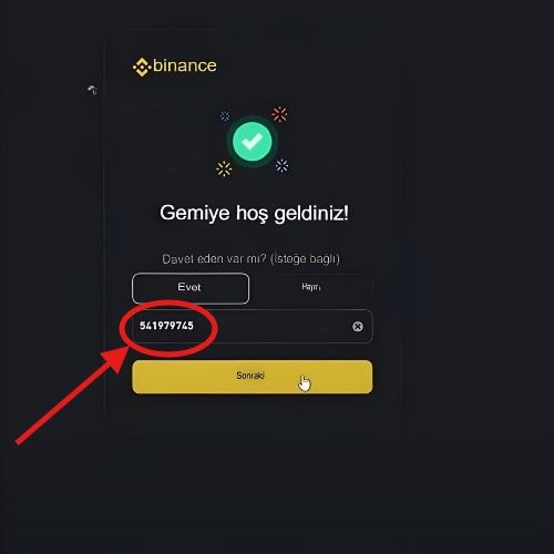 Binance Referral Kodu "569988692" Nasıl Kullanılır