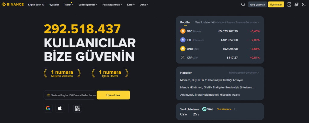 Binance Referral Kodu "569988692" ile Ticaret Ücretlerinde %20 İndirim Kazanın